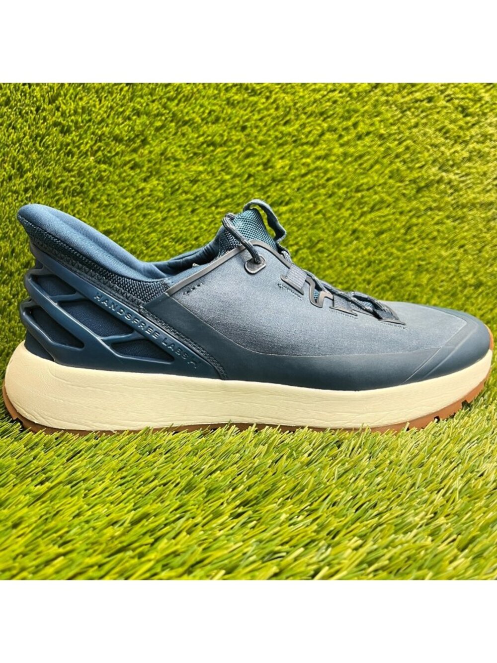 Kizik Wasatch Mens Size 12 Blue White Athletic Running Walking Shoes Sneakersā